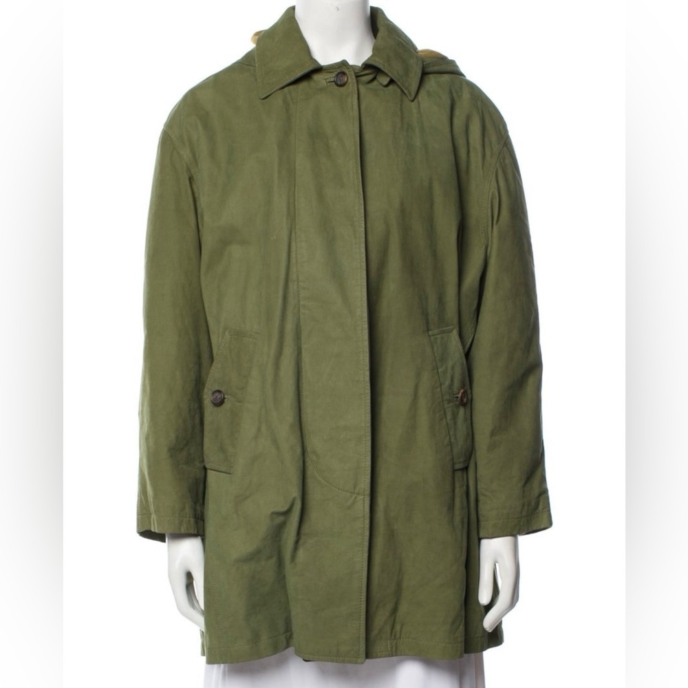 Fendi Olive Green Women's Utility Jacket Size Small/US 4/IT 40
